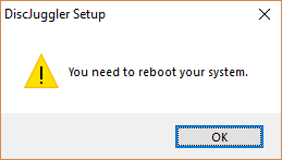 You need to reboot your system.